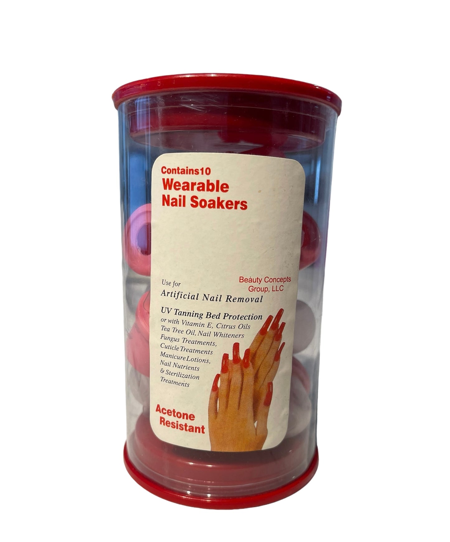 10 Pc Nail Soakers